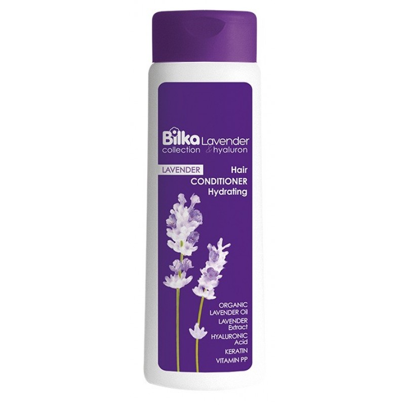 BILKA COLLECTION / LAVENDER & HYALURON HAIR CONDITIONER / БАЛСАМ ЗА КОСА ХИДРАТИРАЩ И РЕГЕНЕРИРАЩ 400МЛ