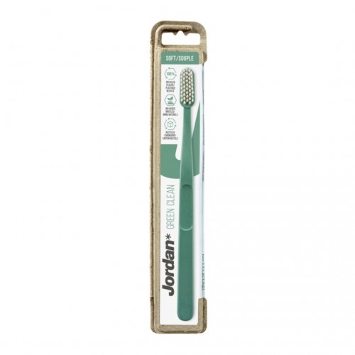 JORDAN / GREEN CLEAN - ЧЕТКА ЗА ЗЪБИ S ОТ РЕЦИКЛИРАНА ПЛАСТМАСА JORDAN / GREEN CLEAN - ЧЕТКА ЗА ЗЪБИ S ОТ РЕЦИКЛИРАНА ПЛАСТМАСА