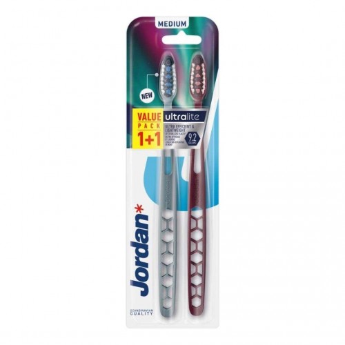 JORDAN / ЧЗ DUO 1+1 ULTRALITE ЧЗ ЧЕТКА ЗА ЗЪБИ МЕДИУМ JORDAN / ЧЗ DUO 1+1 ULTRALITE ЧЗ ЧЕТКА ЗА ЗЪБИ МЕДИУМ