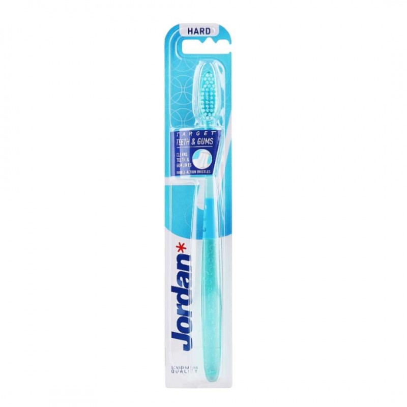 JORDAN / TARGET TEETH AND GUMS HARD ЧЕТКА ЗА ЗЪБИ С ДВОЙНО ДЕЙСТВИЕ JORDAN / TARGET TEETH AND GUMS HARD ЧЕТКА ЗА ЗЪБИ С ДВОЙНО ДЕЙСТВИЕ
