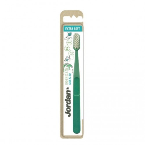 JORDAN / GREEN CLEAN ДЕТСКА ЧЕТКА ЗА ЗЪБИ 5-10 ГОДИНИ РЕЦИКЛИРАНА ПЛАСТМАСА JORDAN / GREEN CLEAN ДЕТСКА ЧЕТКА ЗА ЗЪБИ 5-10 ГОДИНИ РЕЦИКЛИРАНА ПЛАСТМАСА