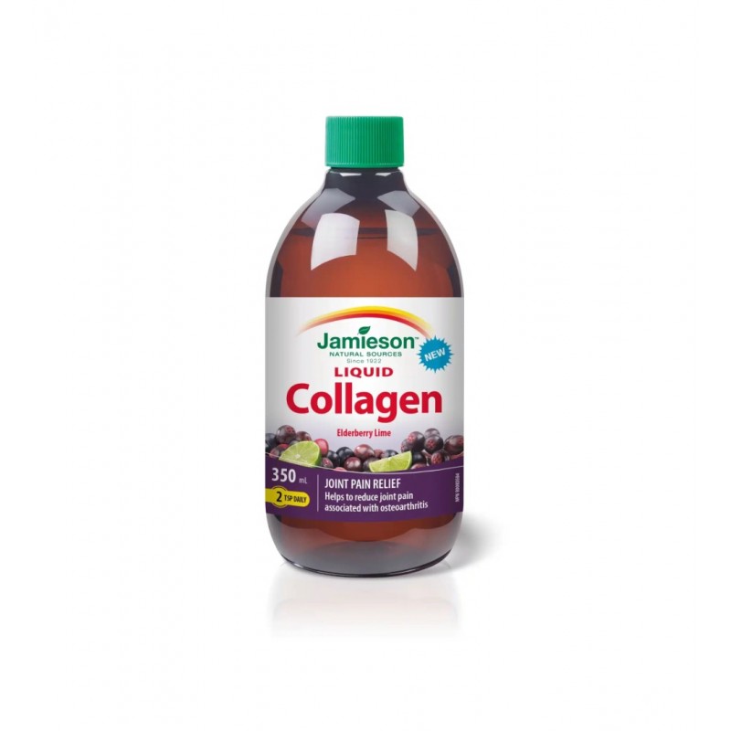 JAMIESON LIQUID COLLAGEN / ДЖЕЙМИСЪН ЛИКУИД КОЛАГЕН ТЕЧЕН КОЛАГЕН ЗА КОСТИ И СТАВИ С БЪЗ И ЛАЙМ 350МЛ