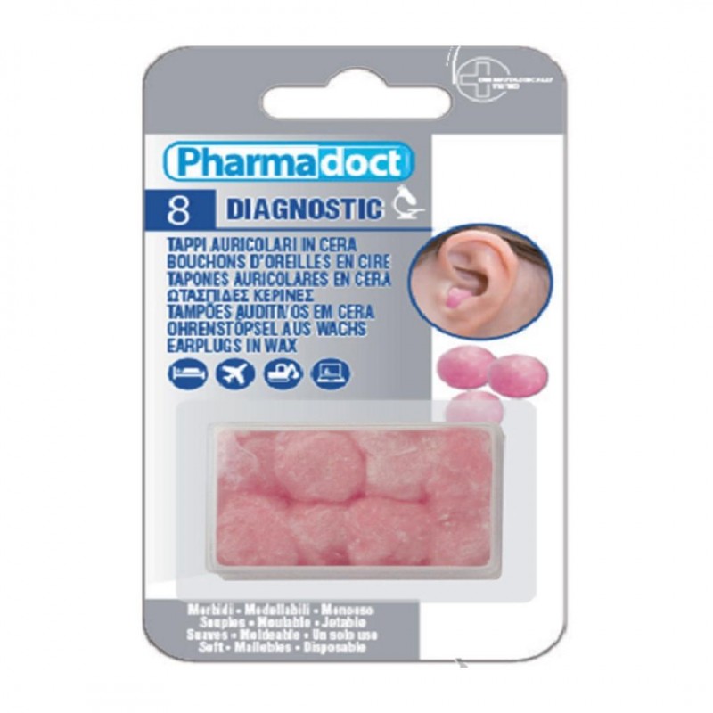 PHARMADOCT / ТАПИ ЗА УШИ ВОСЪЧНИ БР. X8 PHARMADOCT / ТАПИ ЗА УШИ ВОСЪЧНИ БР. X8