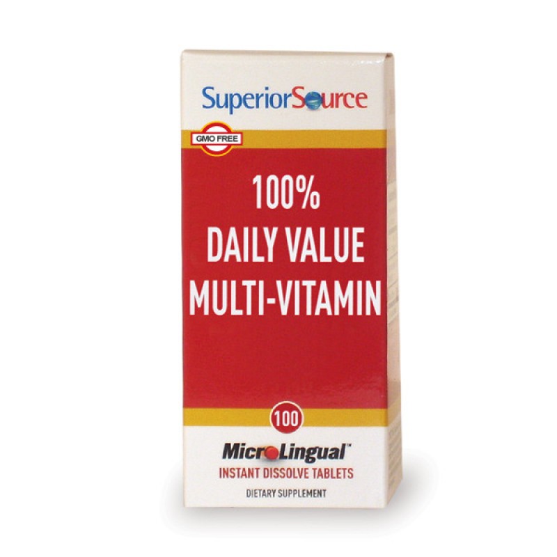 SUPERIOR SOURCE / МУЛТИВИТАМИНИ СУБЛИНГВАЛНИ ТАБЛ. Х100