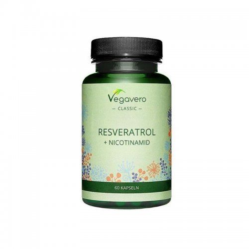 VEGAVERO RESVERATROL + NICOTINAMID / РЕСВЕРАТРОЛ + НИКОТИНАМИД КАПС. Х60