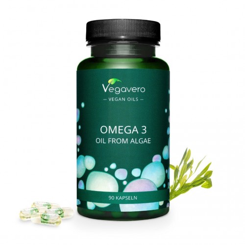 VEGAVERO OMEGA-3 OIL FROM ALGAE / ОМЕГА-3 (МАСЛО ОТ ВОДОРАСЛИ) КАПС. Х90