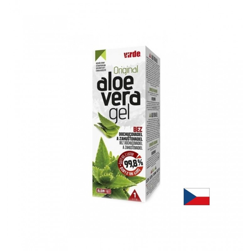 VIRDE ORIGINAL ALOE VERA GEL / АЛОЕ ВЕРА ГЕЛ ЗА ПИЕНЕ ЗА ХРАНОСМИЛАНЕ И ИМУННА ЗАЩИТА 99.8%, 1000 МЛ