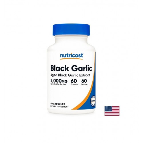 NUTRICOST BLACK GARLIC / ЧЕРЕН ЧЕСЪН ЗА НОРМАЛЕН ХОЛЕСТЕРОЛ И СЪРДЕЧНО ЗДРАВЕ 80 МГ КАПС. Х 60 NUTRICOST BLACK GARLIC / ЧЕРЕН ЧЕСЪН ЗА НОРМАЛЕН ХОЛЕСТЕРОЛ И СЪРДЕЧНО ЗДРАВЕ 80 МГ КАПС. Х 60