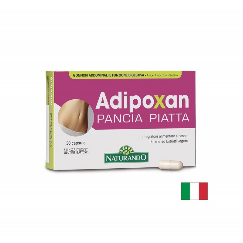 NATURANDO ITALY ADIPOXAN PANCIA PIATTA / АДИПОКСАН ( ЗА ДОБРО ХРАНОСМИЛАНЕ) КАПС. X 30 NATURANDO ITALY ADIPOXAN PANCIA PIATTA / АДИПОКСАН ( ЗА ДОБРО ХРАНОСМИЛАНЕ) КАПС. X 30