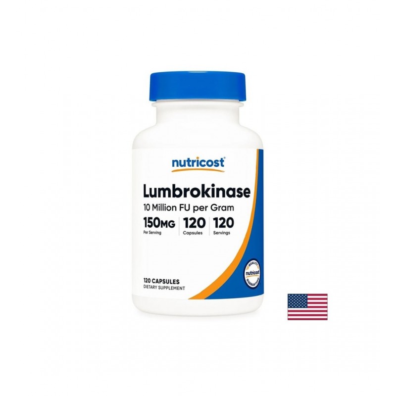 NUTRICOST LUMBROKINASE / ЛУМБРОКИНАЗА СЪРДЕЧНО - СЪДОВО ЗДРАВЕ И ДОБРО КРЪВООБРАЩЕНИЕ 150 МГ КАПС. Х 120 NUTRICOST LUMBROKINASE / ЛУМБРОКИНАЗА СЪРДЕЧНО - СЪДОВО ЗДРАВЕ И ДОБРО КРЪВООБРАЩЕНИЕ 150 МГ КАПС. Х 120