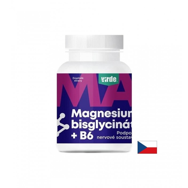 VIRDE MAGNESIUM BISGLYCINAT + B6 / МАГНЕЗИЙ (БИСГЛИЦИНАТ) 250 МГ + ВИТАМИН B6 ЗДРАВА МУСКУЛНА ФУНКЦИЯ И СЪРДЕЧНО-СЪДОВА СИСТЕМА КАПС. X 90 VIRDE MAGNESIUM BISGLYCINAT + B6 / МАГНЕЗИЙ (БИСГЛИЦИНАТ) 250 МГ + ВИТАМИН B6 ЗДРАВА МУСКУЛНА ФУНКЦИЯ И СЪРДЕЧНО-СЪДОВА СИСТЕМА КАПС. X 90