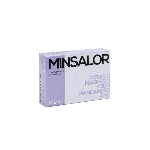 ARTESANIA AGRICOLA MINSALOR OLIGOELEMENTOS PLANTIS / КАЛИЙ, МАГНЕЗИЙ, ЙОД, МАНГАН, ЦИНК - ЗА ОТСЛАБВАНЕ АМПУЛИ ЗА ПИЕНЕ Х20