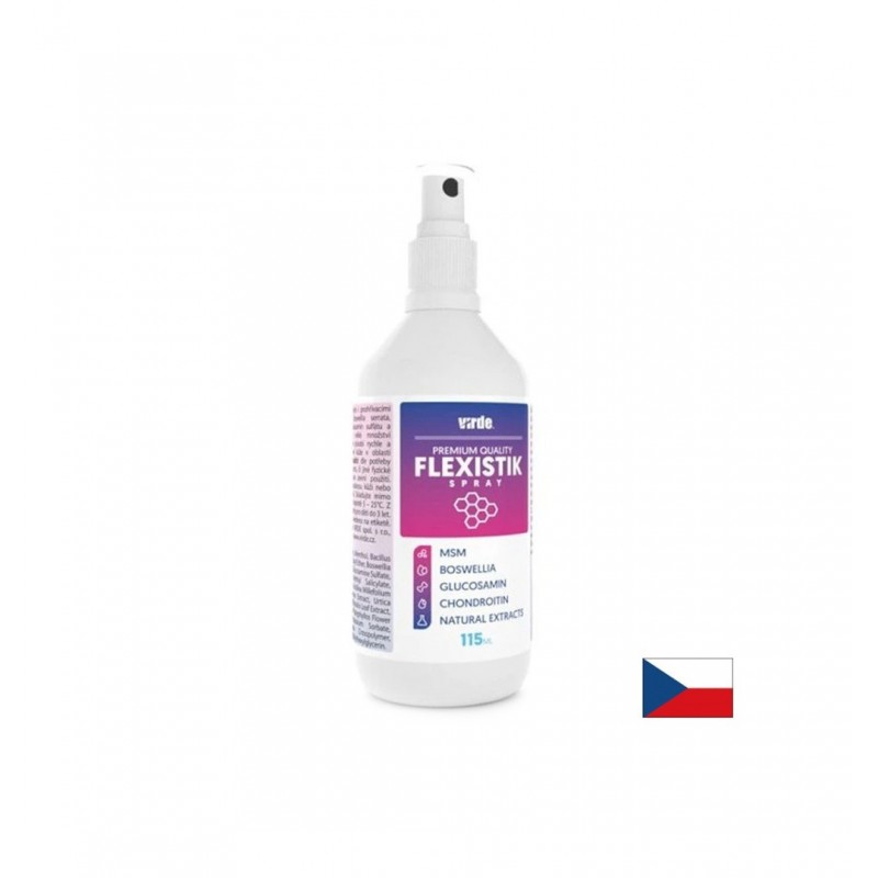 VIRDE FLEXISTIK SPRAY PREMIUM QUALITY / МСМ + ГЛЮКОЗАМИН + ХОНДРОИТИН + БОСВЕЛИЯ ЗА СТАВИ И МУСКУЛИ СПРЕЙ 115 МЛ