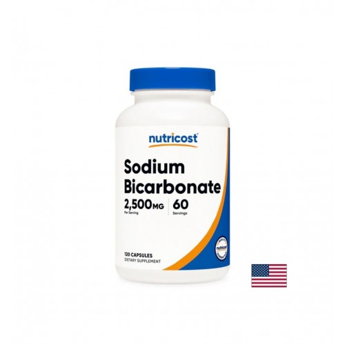 NUTRICOST SODIUM BICARBONATE / НАТРИЕВ БИКАРБОНАТ ЗА НОРМАЛНА СТОМАШНА КИСЕЛИННОСТ 1250 МГ КАПС. Х 120