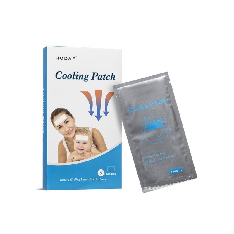 HODAF COOLING PATCH / ОХЛАЖДАЩИ ПЛАСТИРИ С МЕНТА И БОРНЕОЛ ЗА СВЕЖЕСТ И ОБЛЕКЧЕНИЕ БР. X 6
