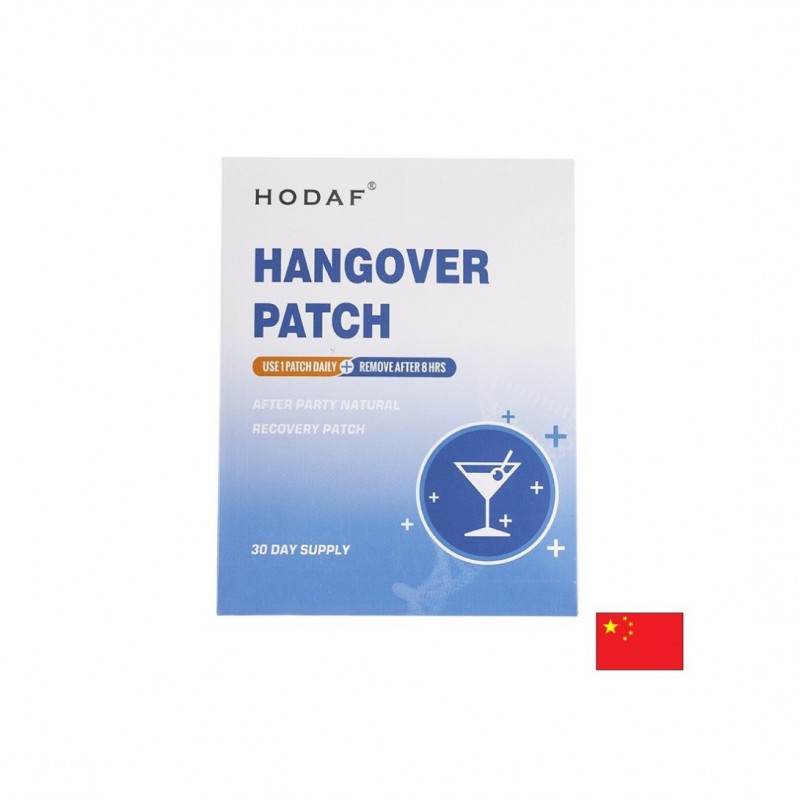HODAF HANGOVER PATCH / ПЛАСТИРИ ПРОТИВ МАХМУРЛУК БР. X 30