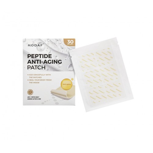 HODAF PEPTIDE ANTI-AGING PATCH / ПЛАСТИРИ ПРОТИВ СТАРЕЕНЕ С ПЕПТИДИ, РЕСВЕРАТРОЛ И КОЕНЗИМ Q10 БР. X 30