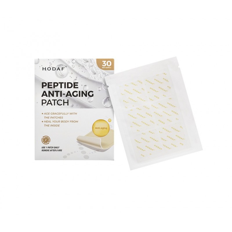 HODAF PEPTIDE ANTI-AGING PATCH / ПЛАСТИРИ ПРОТИВ СТАРЕЕНЕ С ПЕПТИДИ, РЕСВЕРАТРОЛ И КОЕНЗИМ Q10 БР. X 30