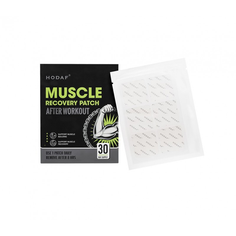 HODAF MUSCLE RECOVERY PATCH AFTER WORKOUT / ПЛАСТИРИ ЗА МУСКУЛНО ВЪЗСТАНОВЯВАНЕ С МАГНЕЗИЙ, ВИТАМИН C И B КОМПЛЕКС БР. X 30