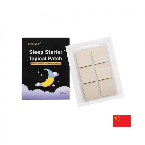 HODAF SLEEP STARTER TOPICAL PATCH / ПЛАСТИРИ ЗА СЪН С МЕЛАТОНИН СПОКОЕН СЪН И ЛЕСНО ЗАСПИВАНЕ БР. X 30