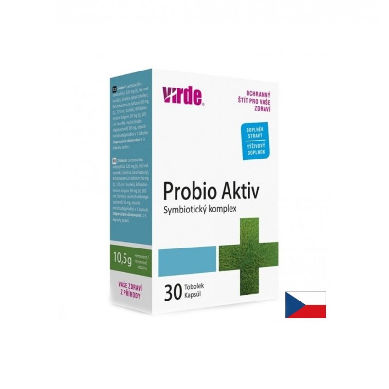 VIRDE PROBIO AKTIV / ПРОБИО АКТИВ ДОБРО ХРАНОСМИЛАНЕ И ИМУННА ЗАЩИТА КАПС. X 30