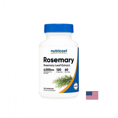 NUTRICOST ROSEMARY LEAF EXTRACT / РОЗМАРИН (ЛИСТ) ЗА ВЪЗСТАНОВЯВАНЕ СЛЕД НАТОВАРВАНЕ 150 МГ КАПС. Х 120 NUTRICOST ROSEMARY LEAF EXTRACT / РОЗМАРИН (ЛИСТ) ЗА ВЪЗСТАНОВЯВАНЕ СЛЕД НАТОВАРВАНЕ 150 МГ КАПС. Х 120