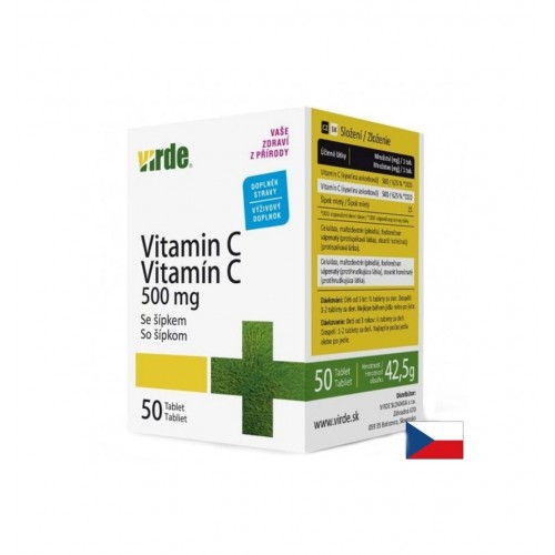 VIRDE VITAMIN C SE SIPKEM / ВИТАМИН C 1000 МГ + ШИПКА ЗА СИЛЕН ИМУНИТЕТ И АНТИОКСИДАНТНА ЗАЩИТА ТАБЛ. X 50 VIRDE VITAMIN C SE SIPKEM / ВИТАМИН C 1000 МГ + ШИПКА ЗА СИЛЕН ИМУНИТЕТ И АНТИОКСИДАНТНА ЗАЩИТА ТАБЛ. X 50