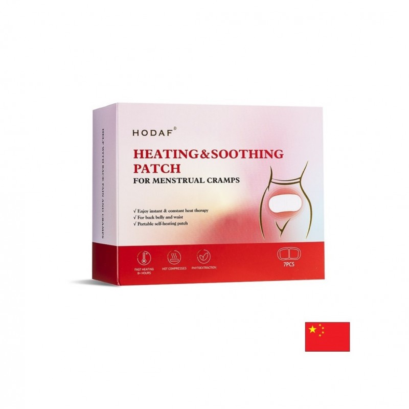 HODAF HEATING SOOTHING PATCH FOR MENSTRUAL CRAMPS / ЗАТОПЛЯЩИ ПЛАСТИРИ ПРИ МЕНСТРУАЛНИ БОЛКИ БР. X 7 HODAF HEATING SOOTHING PATCH FOR MENSTRUAL CRAMPS / ЗАТОПЛЯЩИ ПЛАСТИРИ ПРИ МЕНСТРУАЛНИ БОЛКИ БР. X 7