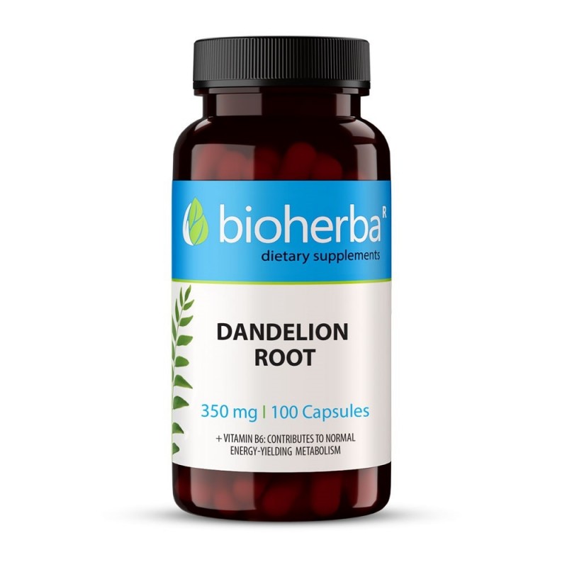 BIOHERBA DANDELION ROOT / ГЛУХАРЧЕ КОРЕН 350МГ КАПС. Х100