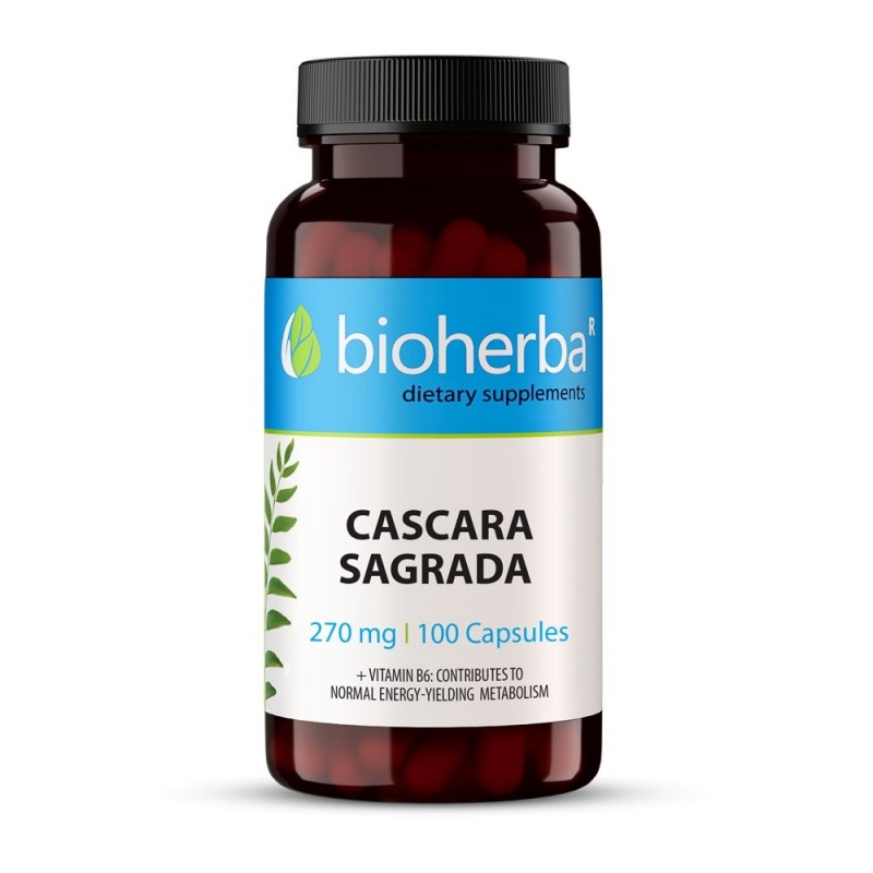 BIOHERBA CASCARA SAGRADA / ЗЪРНАСТЕЦ 270МГ КАПС. Х100