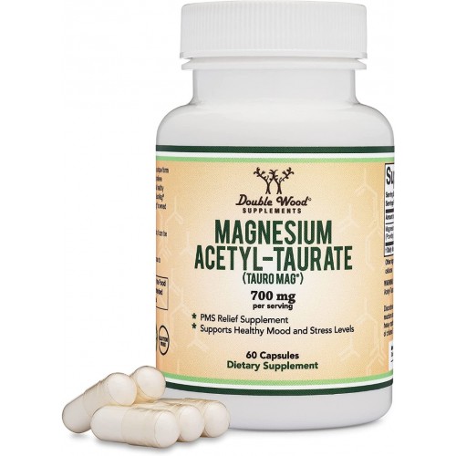 DOUBLE WOOD / MAGNESIUM ACETYL-TAURATE / МАГНЕЗИЙ (АЦЕТИЛ ТАУРАТ) КАПС. X60