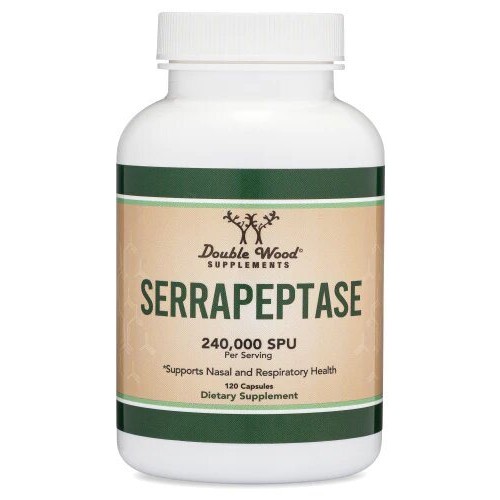 DOUBLE WOOD / SERRAPEPTASE / СЕРАПЕПТАЗА КАПС. X120