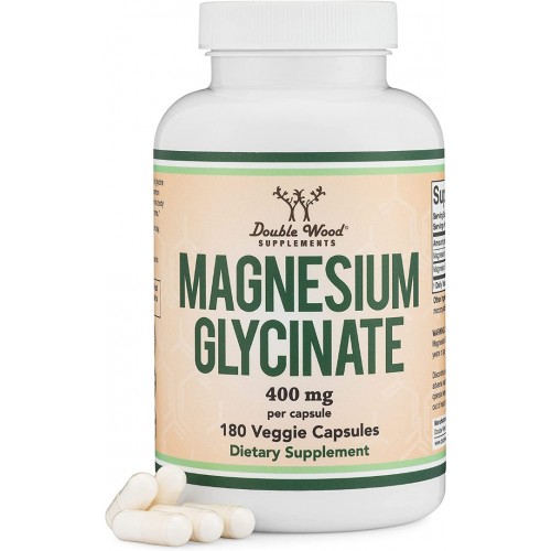 DOUBLE WOOD / MAGNESIUM GLYCINATE / МАГНЕЗИЙ (ГЛИЦИНАТ) КАПС. X180