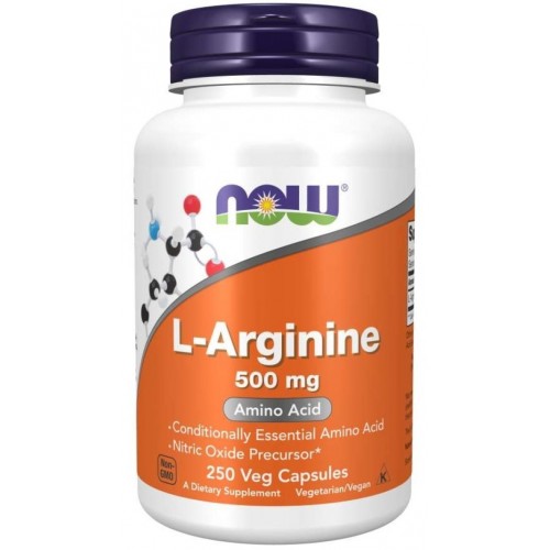 NOW FOODS L-ARGININE 500МГ КАПС. X250 NOW FOODS L-ARGININE 500МГ КАПС. X250