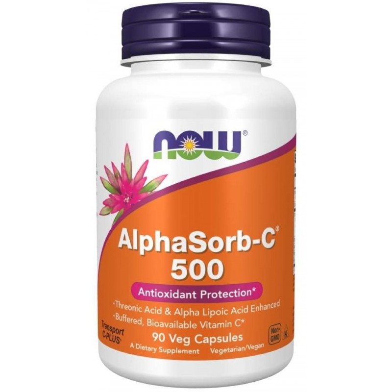 NOW FOODS ALPHASORB-C 500МГ КАПС. X90 | MyPharma.bg