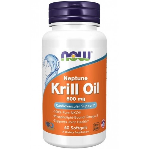 NOW FOODS NEPTUNE KRILL OIL 500МГ ДРАЖЕТА X60 NOW FOODS NEPTUNE KRILL OIL 500МГ ДРАЖЕТА X60