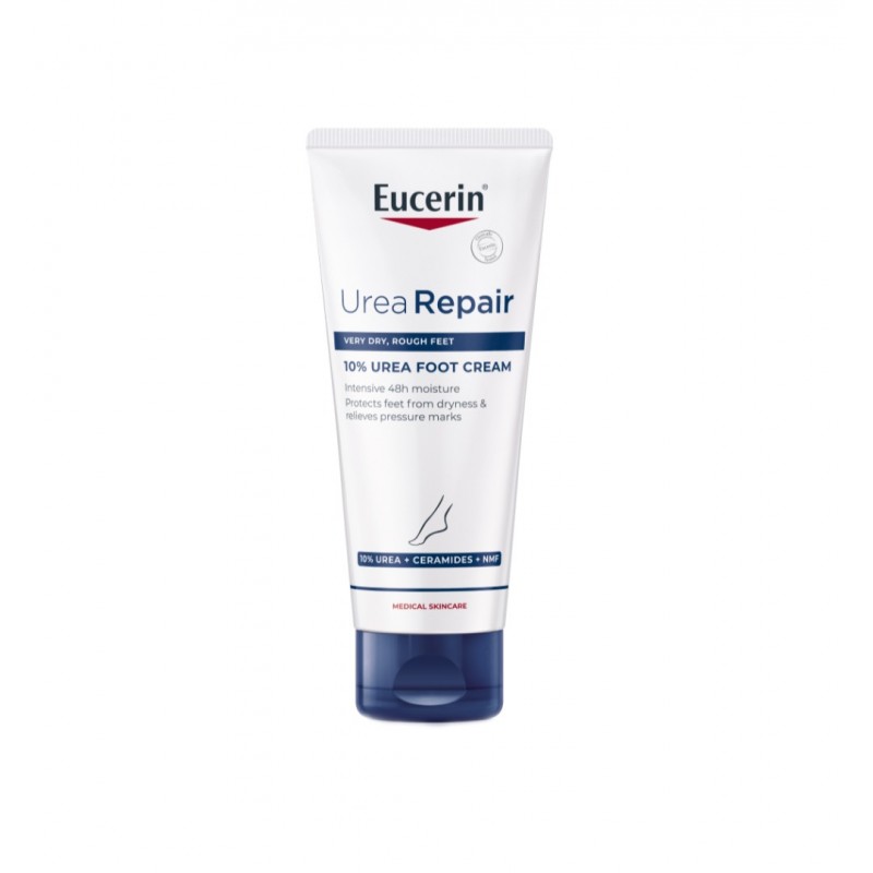 EUCERIN UREA REPAIR PLUS 10% FOOTCREAM / ЕУСЕРИН УРЕА РИПЕЪР ПЛЮС ВЪЗСТАНОВЯВАШ КРЕМ ЗА КРАКА С 10% UREA 100 МЛ