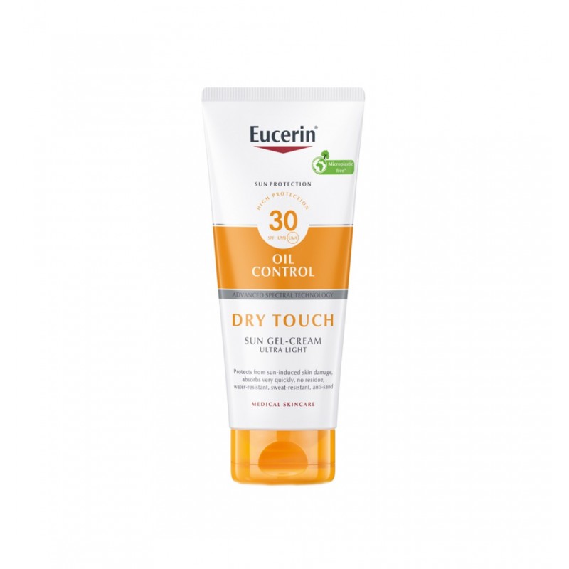 EUCERIN OIL CONTROL DRY TOUCH SPF30 GEL CREAM / ЕУСЕРИН ОЙЛ КОНТРОЛ ДРАЙ ТЪЧ SPF30 ГЕЛ КРЕМ ЗА ТЯЛО 200 МЛ