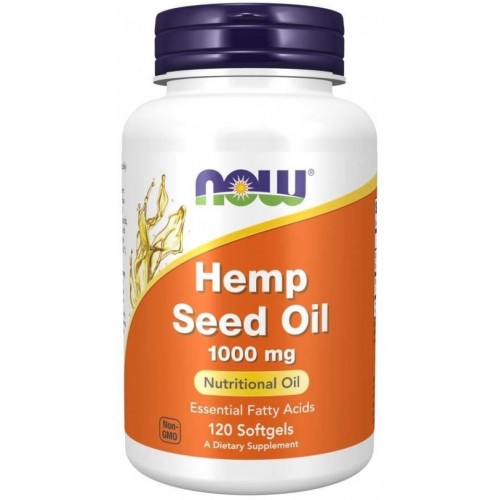NOW FOODS HEMP SEED OIL 1000МГ ДРАЖЕТА X120