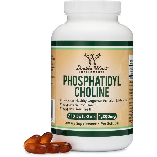 DOUBLE WOOD / PHOSPHATIDYL CHOLINЕ / ФОСФАТИДИЛ ХОЛИН 1200МГ СОФТГЕЛ КАПС. X210