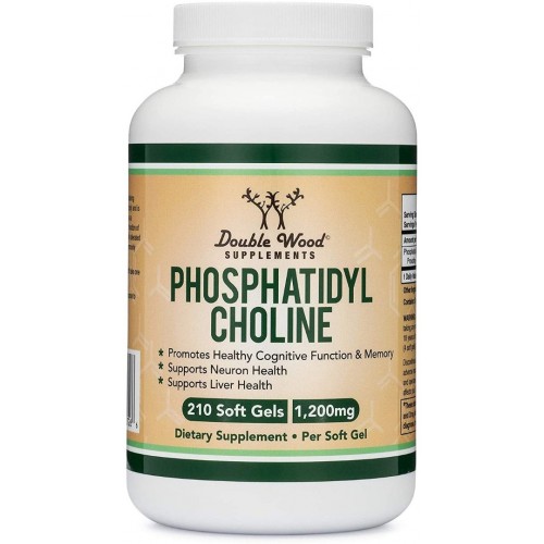 DOUBLE WOOD / PHOSPHATIDYL CHOLINЕ / ФОСФАТИДИЛ ХОЛИН 1200МГ СОФТГЕЛ КАПС. X210 DOUBLE WOOD / PHOSPHATIDYL CHOLINЕ / ФОСФАТИДИЛ ХОЛИН 1200МГ СОФТГЕЛ КАПС. X210