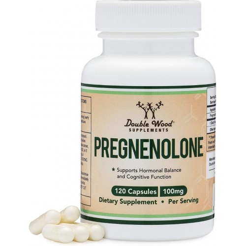 DOUBLE WOOD / PREGNENOLONE / ПРЕГНЕНОЛОН КАПС. X120