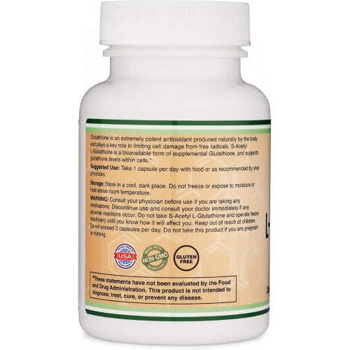 DOUBLE WOOD / S-ACETYL L-GLUTHATHIONE / С-АЦЕТИЛ Л-ГЛУТАТИОН КАПС. X60 DOUBLE WOOD / S-ACETYL L-GLUTHATHIONE / С-АЦЕТИЛ Л-ГЛУТАТИОН КАПС. X60