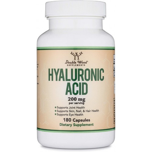 DOUBLE WOOD / HYALURONIC ACID / ХИАЛУРОНОВА КИСЕЛИНА КАПС. X180 DOUBLE WOOD / HYALURONIC ACID / ХИАЛУРОНОВА КИСЕЛИНА КАПС. X180