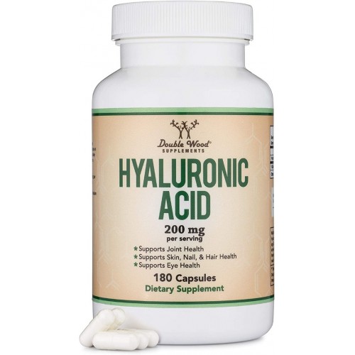 DOUBLE WOOD / HYALURONIC ACID / ХИАЛУРОНОВА КИСЕЛИНА КАПС. X180