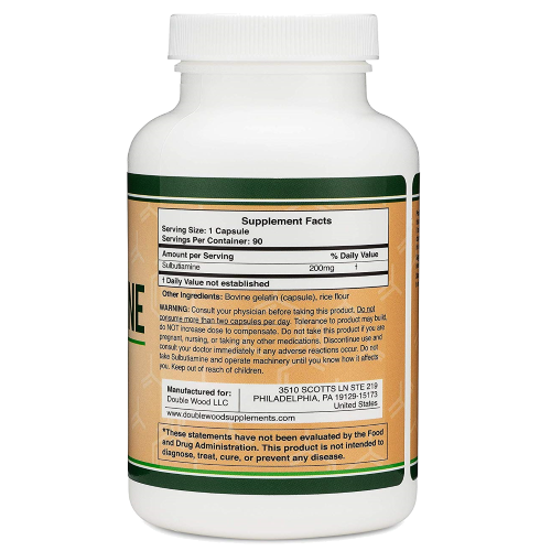 DOUBLE WOOD / SULBUTIAMINE / СУЛБУТИАМИН 200МГ КАПС. X90 DOUBLE WOOD / SULBUTIAMINE / СУЛБУТИАМИН 200МГ КАПС. X90