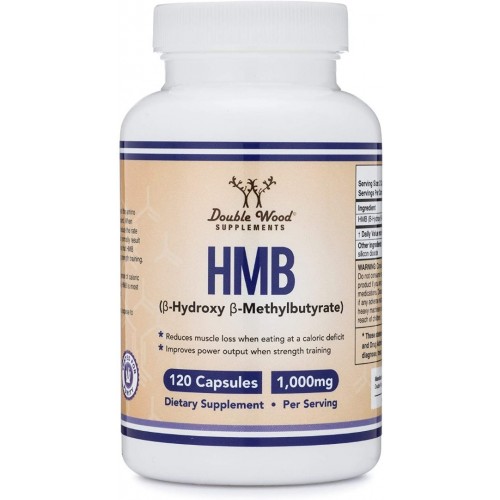 DOUBLE WOOD / HMB (Β – HYDROXY Β – METHYLBUTYRATE) / БЕТА- ХИДРОКСИ-БЕТА-МЕТИЛБУТИРАТ КАПС. X120