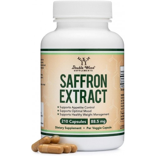 DOUBLE WOOD / SAFFRON EXTRACT / ЕКСТРАКТ ОТ ШАФРАН КАПС. X210