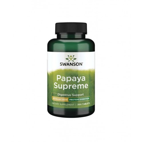 SWANSON PAPAYA SUPREME / СОУНСЪН ПАПАЯ 50 МГ ТАБЛ. Х 300