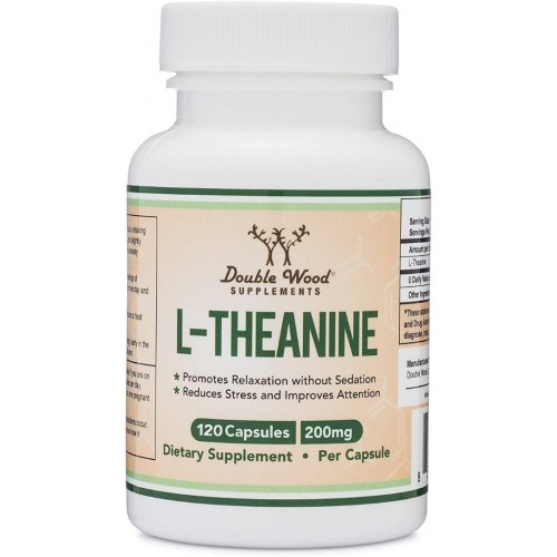 DOUBLE WOOD / L-THEANINE / Л-ТЕАНИН КАПС. X120 DOUBLE WOOD / L-THEANINE / Л-ТЕАНИН КАПС. X120